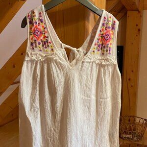 Ranna Gill from Anthropologie Sleeveless Gauze Top - Size M - Light as a breeze